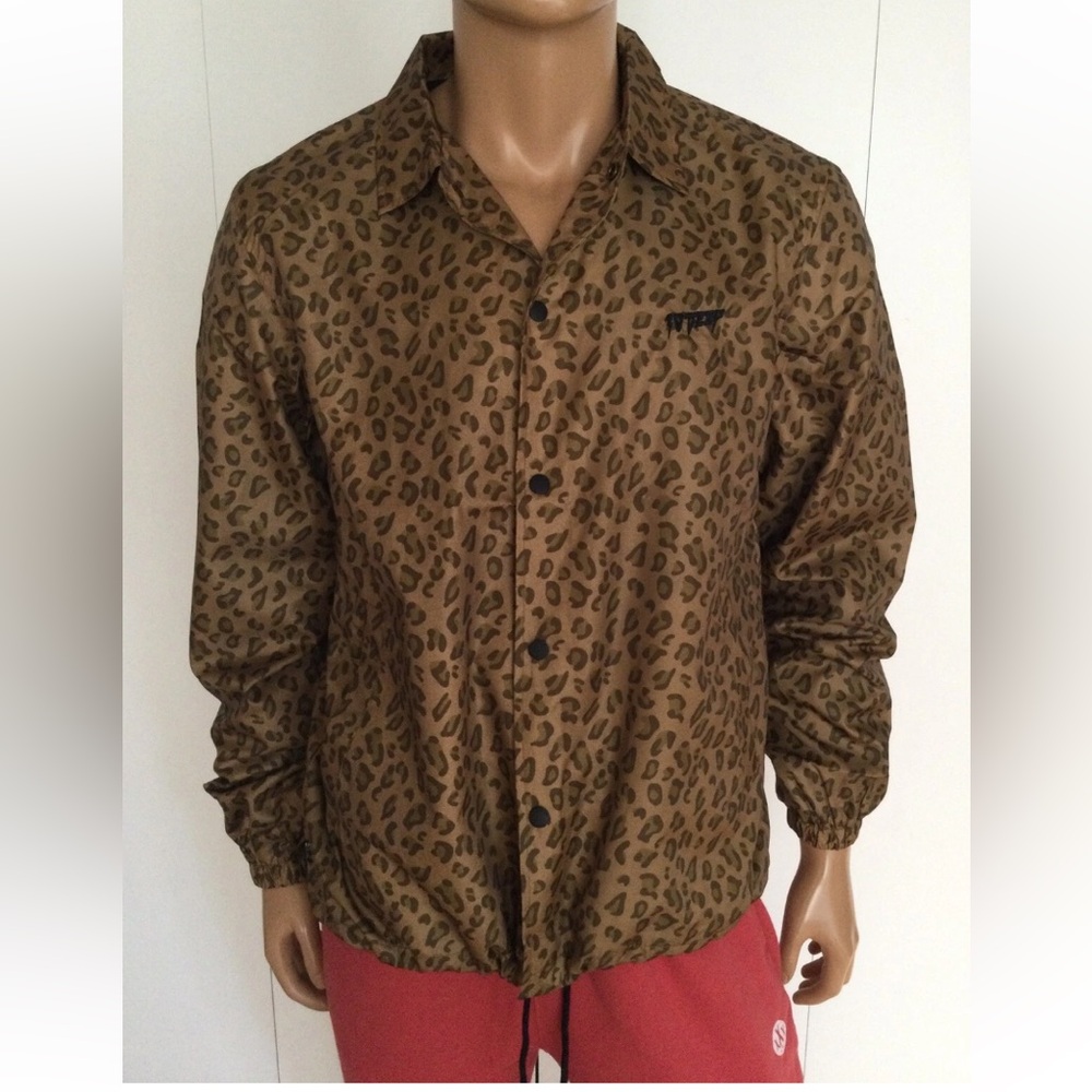 10 Deep Better Since’95 Leopard Windbreaker Jacket Size L